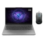 Lenovo LOQ 15IAX9E Essential gaming laptop featuring Intel Core i5-12450HX processor, 16GB DDR5 RAM, 512GB NVMe SSD, NVIDIA GeForce RTX 3050 6GB graphics, 65W TGP, model 83LK0070ED