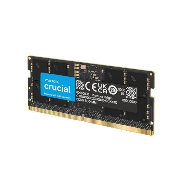 Crucial 16GB DDR5 SODIMM Laptop RAM 4800MHz