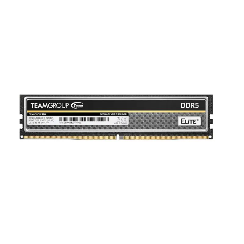 TEAMGROUP 16GB DDR5 UDIMM Desktop 288 pin RAM 5600MHz