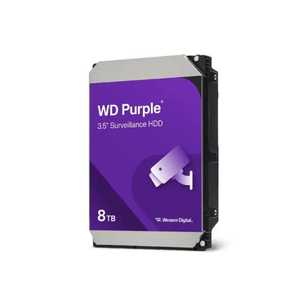 Western Digital 8TB SATA 6Gb/s WD Purple Surveillance HDD