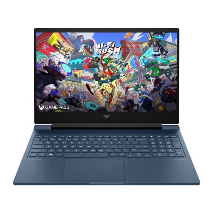 HP Victus 15-fa1038ne gaming laptop featuring Intel Core i7-13700H processor, 8GB DDR4 RAM, 512GB NVMe SSD, and NVIDIA GeForce RTX 3050 graphics