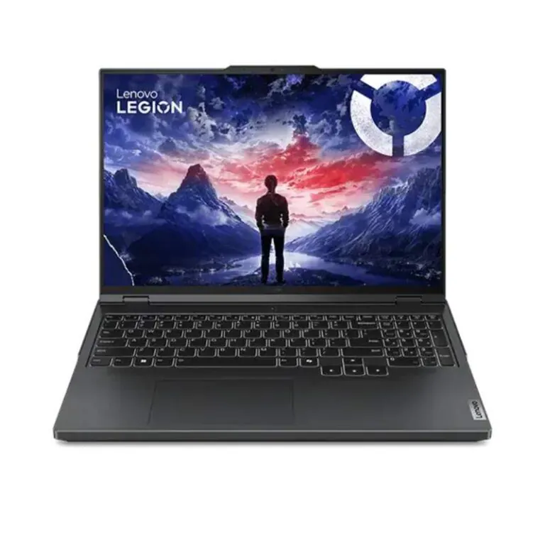Lenovo Legion 5 16IRX9 gaming laptop featuring Intel Core i7-14650HX processor, 16GB RAM, 512GB NVMe SSD, GDDR6 graphics memory, model 83DG004NUS