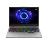 Lenovo LOQ 15AHP10 gaming laptop featuring AMD Ryzen 7 250 processor, 16GB SO-DIMM RAM, 512GB NVMe SSD, GDDR7 graphics memory, model 83JG0095ED