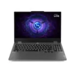 Lenovo LOQ 15IAX9 gaming laptop featuring Intel Core i5-12450HX processor, 12GB DDR5 RAM, 512GB NVMe SSD, GDDR6 graphics memory, model 83GS00SKED